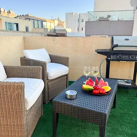 Malta Rooftop Terrace 2br 10min Valletta Apartament
